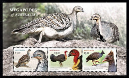 Australia 2022 Megapodes - Birds Minisheet MNH - - Unused Stamps