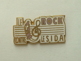 Pin's LE ROCK CONTRE LE SIDA - Médical