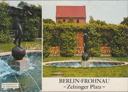D-13465 Berlin - Frohnau - Alte Ansichten - Zeltinger Platz - Plastik Von Otto Maerker "Kugelläuferin" - Nice Stamp - Reinickendorf