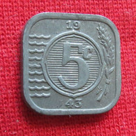 Netherlands 5 Cents 1943 KM# 172 Lt 53 *VT Holanda Hollande Nederland Pays Bas Olanda Cent - Other & Unclassified