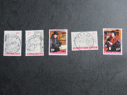 Nrs 1427/31 - Erasmus En Zijn Tijd - Centrale Stempels O.a. Haasdonk, Namur - Used Stamps