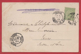 -- N° 22 REGENCE De TUNIS / CaD TUNIS REGENCE De TUNIS / Pour La FRANCE Sur Carte Postale CITERNES ROMAINES - LA MALGA - - Lettres & Documents
