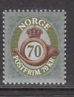 2014 Norway Posthorn High Value  Complete Set Of 1 MNH @ BELOW FACE VALUE - Ongebruikt