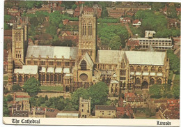 AB6181 Lincoln - Cathedral - Aerial View Vue Aerienne Vista Aerea / Viaggiata 1981 - Lincoln