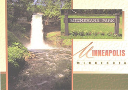 USA:Minnesota, Minneapolis, Minnehaha Park, Waterfall - Minneapolis