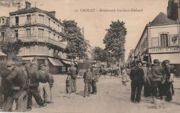 CHOLET. -   Boulevard Gustave-Richard. EPICERIE DE PARIS , Belle Animation - Cholet