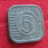 Netherlands 5 Cents 1942 KM# 172 Lt 589 *VT Holanda Hollande Nederland Pays Bas Olanda Cent - Otros & Sin Clasificación