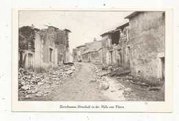 JC, Cp , Belgique , ZERSCHOSSENE ORTSCHAFT IN DER NÄHE VON YPERN ,vierge , Militaria - Ieper