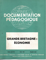 PORT OFFERT   :   " Documentation Pédagogique "   Grande-Bretagne  Economie  1956 - Lesekarten