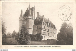 CPA 86-VOUNEUIL SUR VIENNE- LE CHATEAU DE CHISTRE 1916 - Vouneuil Sur Vienne