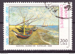 Turquie 1990 - Oblitéré - Peinture - Van Gogh - Michel Nr. 2901 (tur399) - Used Stamps
