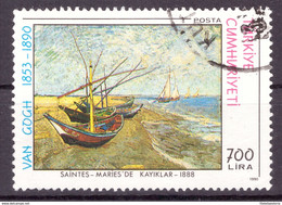 Turquie 1990 - Oblitéré - Peinture - Van Gogh - Michel Nr. 2901 (tur399) - Gebraucht