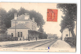 CPA 37 Blere Lacroix La Gare Train - Bléré