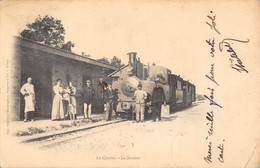 CPA 08 LE CHESNE LA STATION (TRAIN - Autres & Non Classés