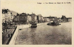LIEGE - La Meuse Au Quai De La Goffe - Carte Datée De 1930 - Edition J. Chapelier, Liège - La Calamine - Kelmis
