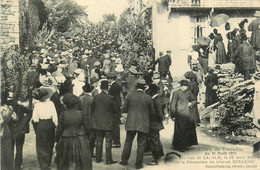 Lacalm * Les Fêtes Du Village Le 31 Août 1913 * Rues Jour De La Décoration Du Clairon ROLLAND - Autres & Non Classés