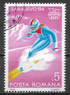 Romania 1984. Scott #3173 (U) Winter Olympics, Skiing - Gebruikt