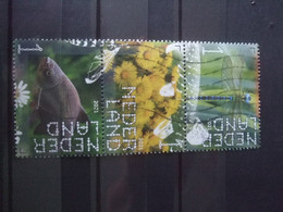 Nederland Beleef De Natuur Gebruikt 3913,15,17 Strip Van 3 - Used Stamps