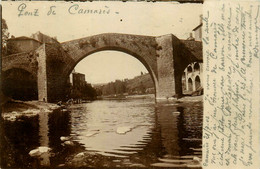 Camarès * Carte Photo * Le Pont Du Village * Lavoir Laveuses Lavandières - Autres & Non Classés