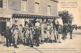 CPA 44 MEAN EN SAINT NAZAIRE LES BAMBINS REMONTANT EN VOITURE APRES LE DEJEUNER - Sonstige & Ohne Zuordnung