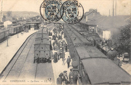 CPA 60 COMPIEGNE LA GARE (TRAIN - Sonstige & Ohne Zuordnung