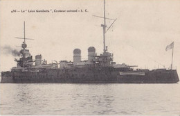 Le "LEON GAMBETTA" Croiseur Cuirassé - Guerre