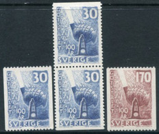 SWEDEN 1958 Centenary Of Bessemer Steel MNH / **  Michel 441-42 - Ongebruikt