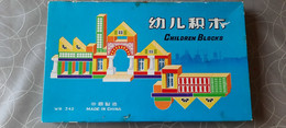 Vintage Houten Set Kinderblokken (gemaakt In China) - Lotes