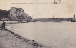 Côte-du-Nord - St-Jacut-de-la-Mer - Le Port Du Chatelet Et La Plage à Marée Montante - Saint-Jacut-de-la-Mer