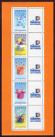 FEUILLET** De 2007 De 5 Timbres Avec Gomme Mate "TIMBRES FESTIFS" Avec Vignettes "TIMBRES PERSONNALISES" - Neufs