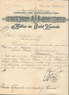 Hongrie - Kassa/Kaschau - Entête De 1893 Adler és Gold Kassan - Csasz és Kir.kizarolag Szabadalmazott. - Non Classés