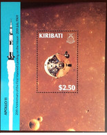 Kiribati 1989 - 20th Anniversary Of The Arrival Of Man On The Moon Miniature Sheet Mnh** - Kiribati (1979-...)