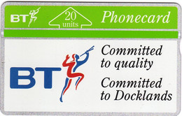 ENGLAND : BTI008 20u Committed To Docklands ( Batch: 166B02656) MINT - BT Algemene Uitgaven