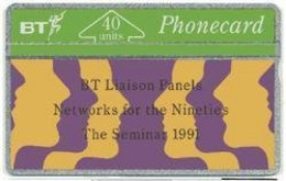 ENGLAND : BTI007 40u BT Liaison Panels '91 ( Batch: 105H02104) MINT - BT Edición General