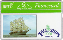 ENGLAND : BTC043/4 20u+40u Belfast Tall Ships Race ) ( Batch: 107C07499) MINT - BT Edición General