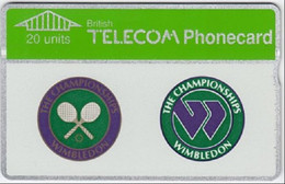 ENGLAND : BTC025 WIMBLEDON TENNIS 20 U ( Batch: 025C12107) MINT - BT General Issues