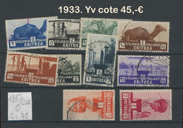 Eritrea.  Occupation Italienne    Tous Ø. Cote 45-euros. Chameaux. Camel Dromadaire ? - Eritrea