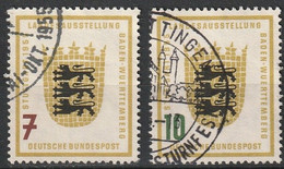 BRD 1955 // 212/213 O Landesausstellung Baden-Württemberg - Gebraucht