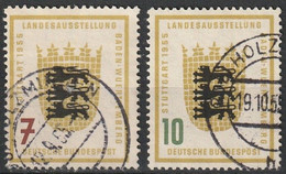 BRD 1955 // 212/213 O Landesausstellung Baden-Württemberg - Gebraucht