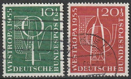 BRD 1955 // 217/218 O Int. Briefmarkenausstellung - Gebraucht