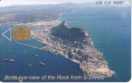 78 (GIB C18) TARJETA DE GIBRALTAR DE VISTA DEL PEÑON 100 UNITS - Gibraltar