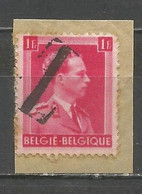 Belgique - Léopold III Col Ouvert N°528 Annulé Avec Le Cachet "T" Des Taxes - Postzegels