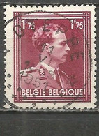 Belgique - Léopold III Col Ouvert N°832 Obl. Relais OTEPPE - 1936-1957 Collar Abierto