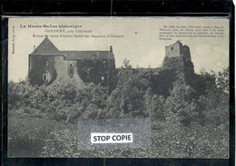 06 - 2022 - SAN40- HAUTE SAONE - 70 - ORICOURT Près De Villersexel - Ruines Du Vieux Château Féodal - Villersexel