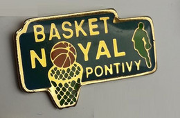 SP246 Pin's Basketball Basket NOYAL PONTIVY Morbihan Achat Immédiat - Basketball