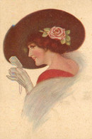 Mode & Femmes En Coiffes Ou Chapeaux * 13 CPA Illustrateur * Hat Chapeau * Vêtements Habits Art Déco Art Nouveau - Moda