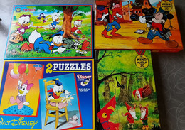 4x Vintage Puzzels Jaren '80 - Puzzles