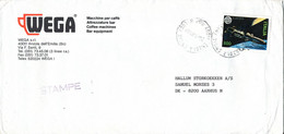 Italy Cover Sent To Germany 24-7-1991 Single Franked Europa Cept - 1991-00: Marcophilia