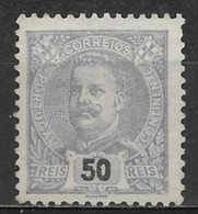 1898/1905 Portugal #142 D.Carlos 50rs New Colours And Values MH - P1778 - Nuovi