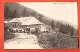 FEC-25 JURA VAUDOIS Chalet D'alpage De La Mathoulaz Suchet Rances Vaches  Traces De Collage Au Dos. - Rances